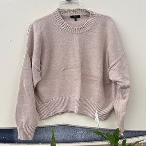 Quince Women's Crewneck Sweater in Pale Taupe